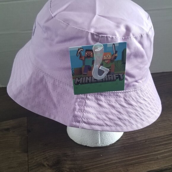 Minecraft Reversible Bucket Hat (Lilac) - Picture 3 of 12